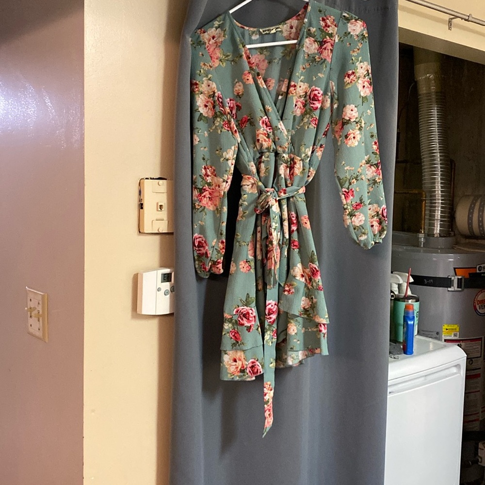 Floral prom dress